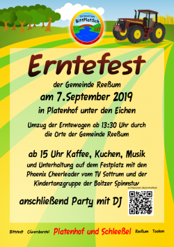 Plakat Erntefest 2019
